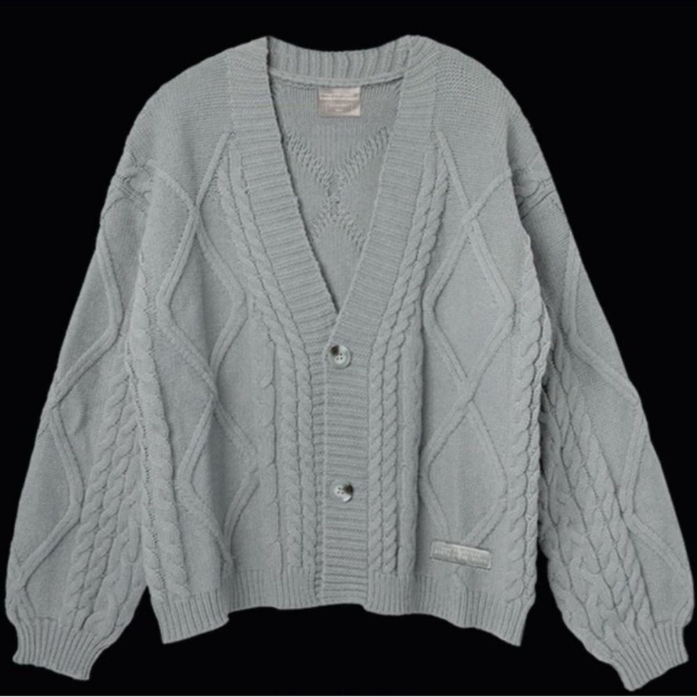 Taylor Swift The Tortured Poets Department Gray Cardigan Size Medium/ Large